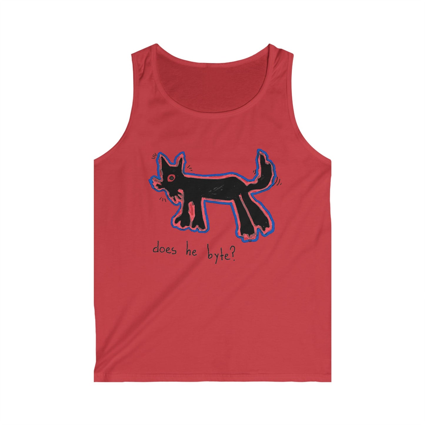 "Does He Byte?" Tank Top