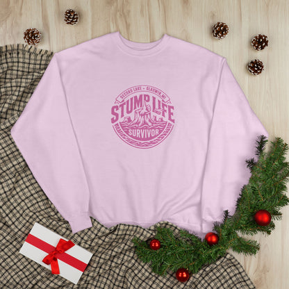 "Stump Life Survivor" Vintage Crewneck Sweatshirt