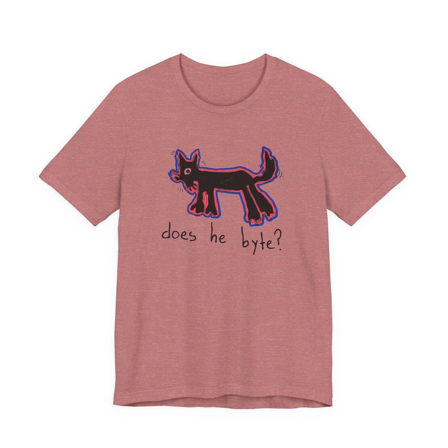 “Does He Byte?”  — Graphic Tee