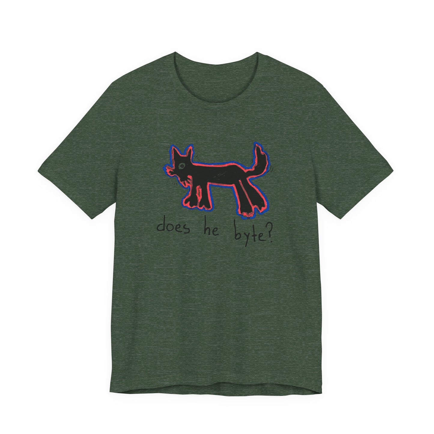 “Does He Byte?”  — Graphic Tee