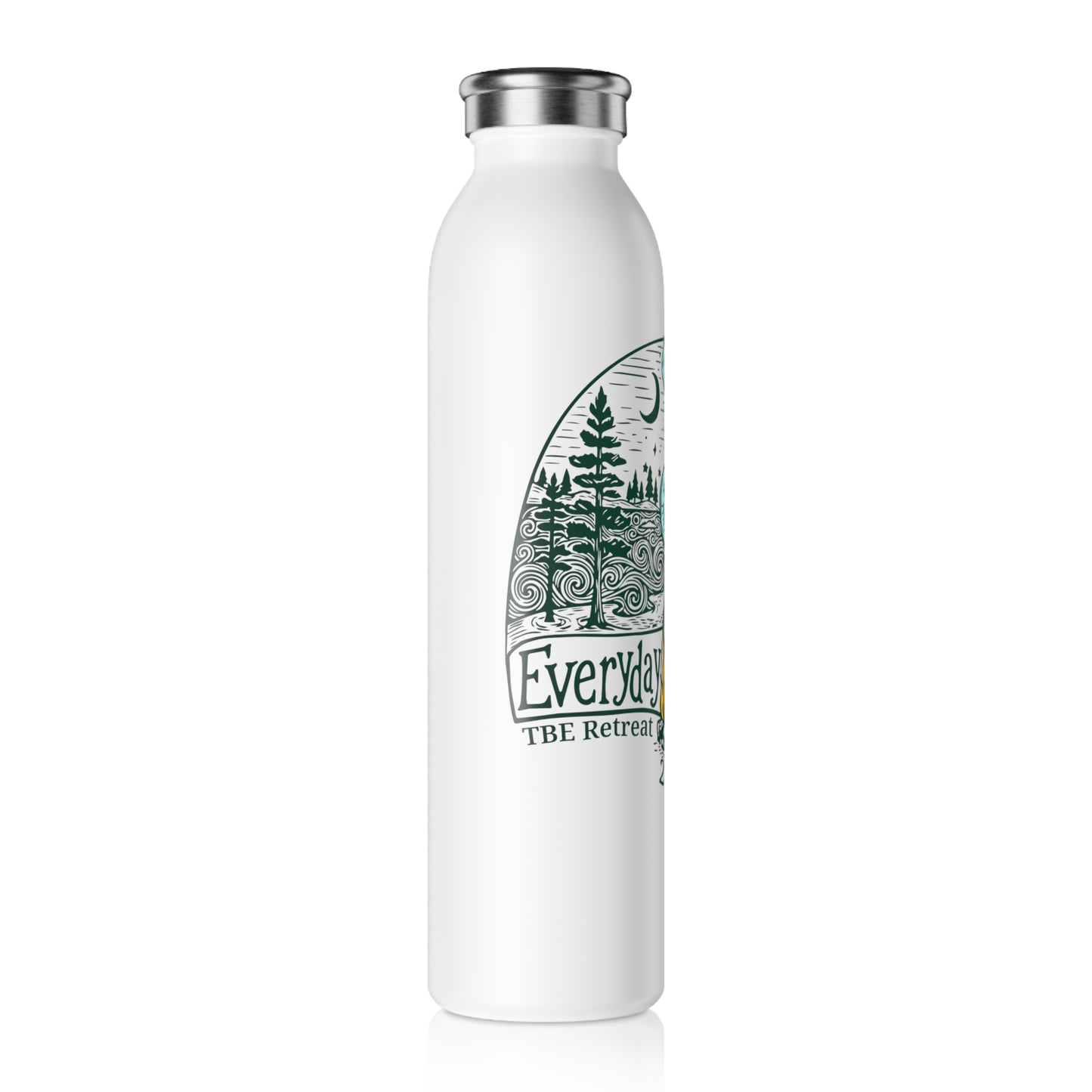 "Everyday Miracles" Slim Water Bottle
