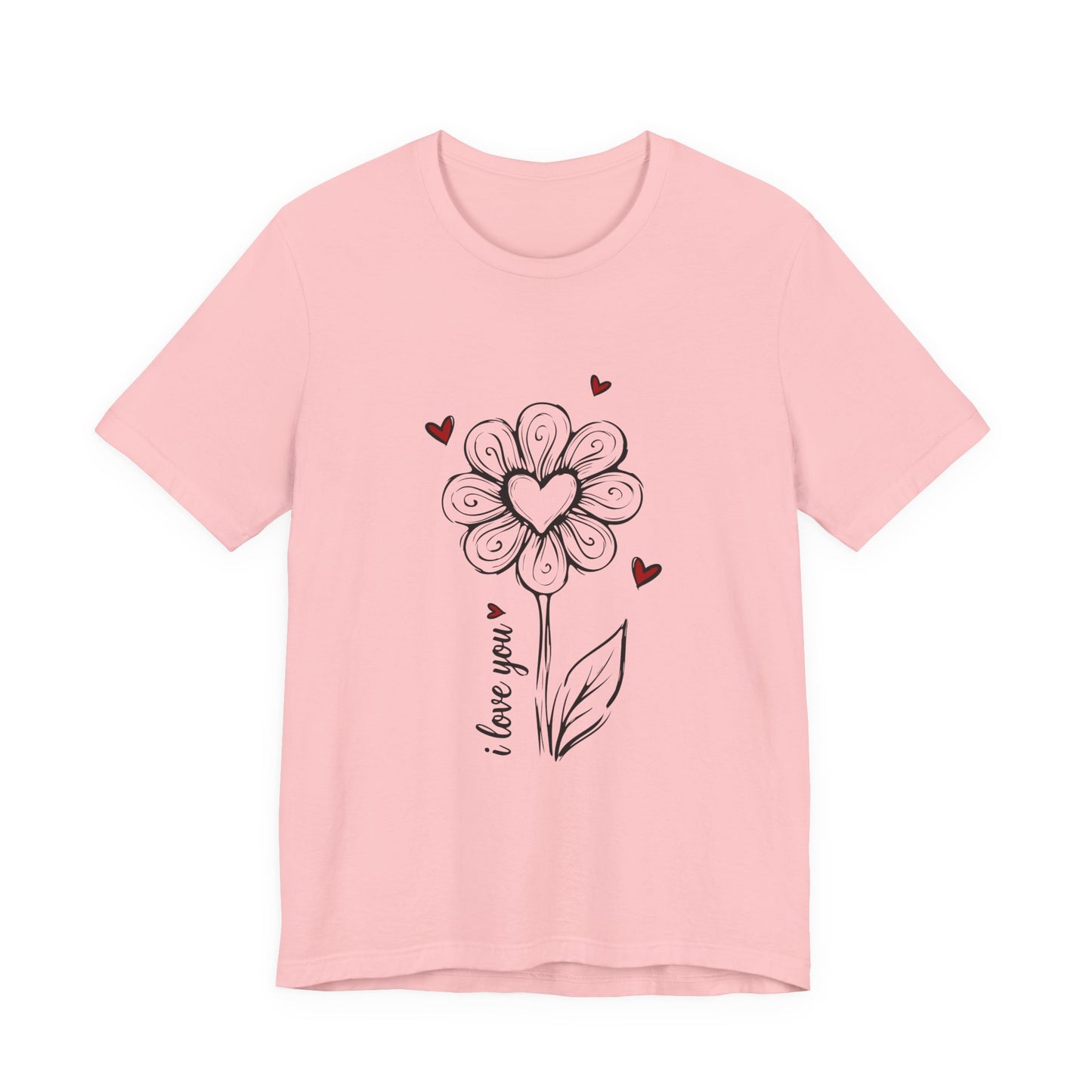 "I Love You" Flower Tee