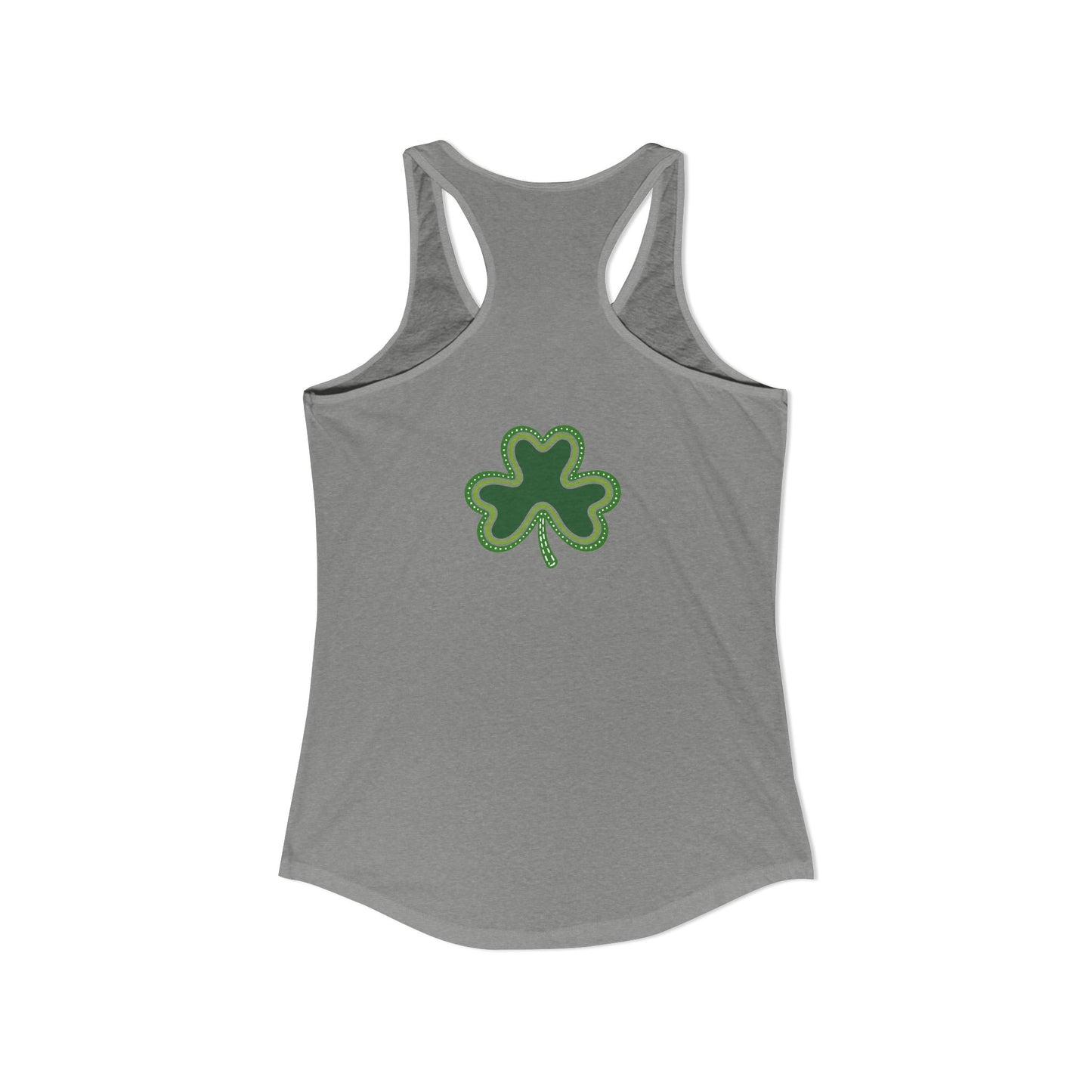 St. Patrick’s Day Tank | "Green Boho Rainbow" Racerback | Lucky Yoga Gear