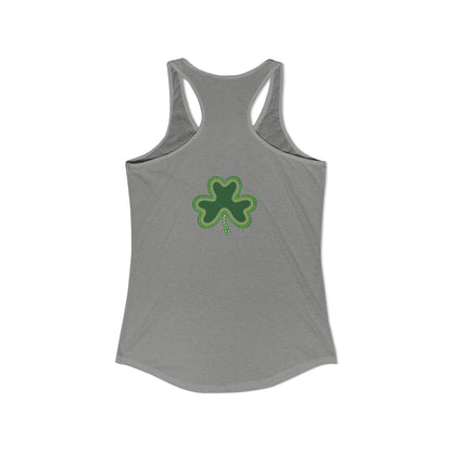 St. Patrick’s Day Tank | "Green Boho Rainbow" Racerback | Lucky Yoga Gear