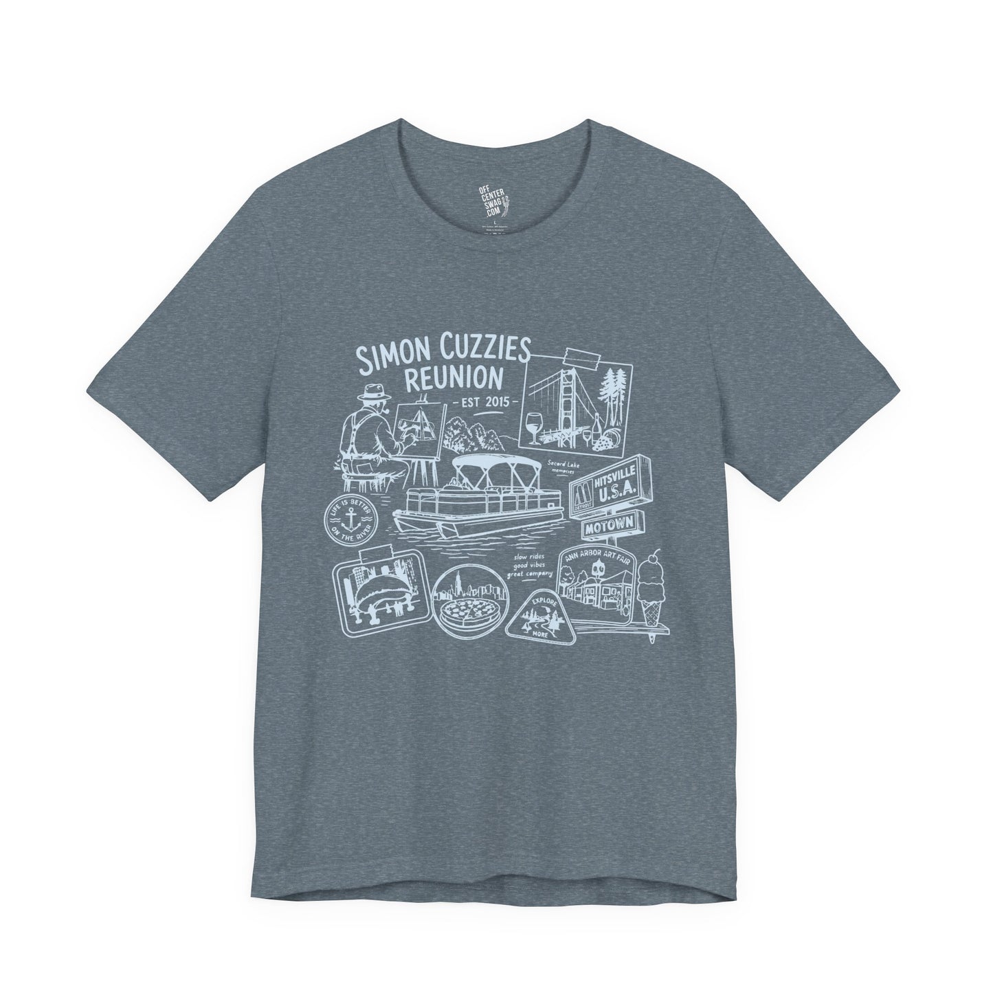 "Cuzzie Reunion" Unisex Jersey Short Sleeve Tee