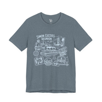 "Cuzzie Reunion" Unisex Jersey Short Sleeve Tee