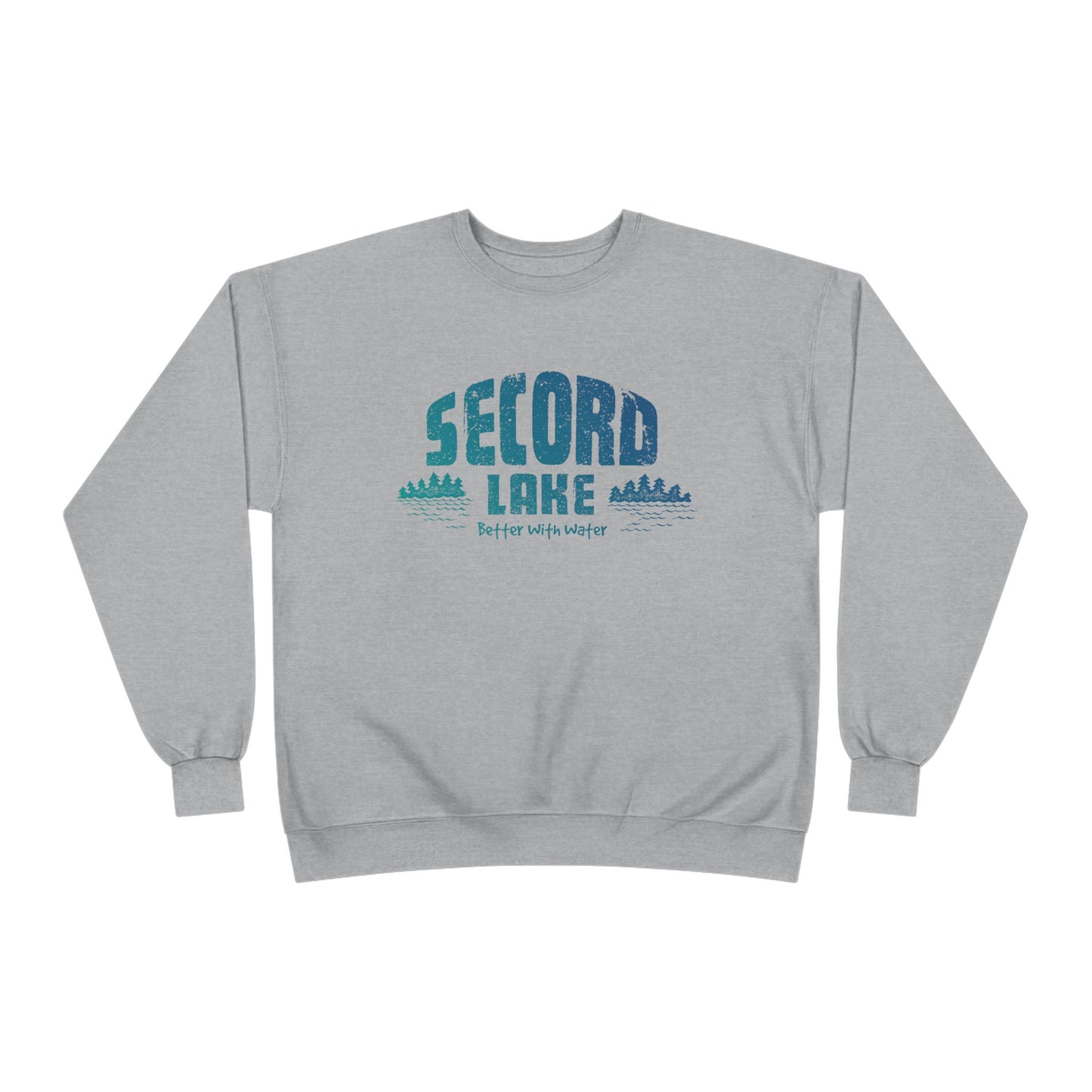 "Secord Lake, Better With Water" Crewneck Sweatshirt