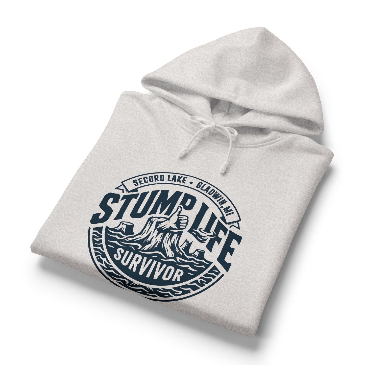 "Stump Life, Secord Lake" Survivor  — Women's Organic Hoodie