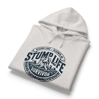 "Stump Life, Secord Lake" Survivor  — Women's Organic Hoodie