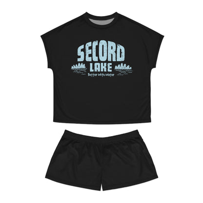 "Secord Lake, Better With Water" Pajama Set
