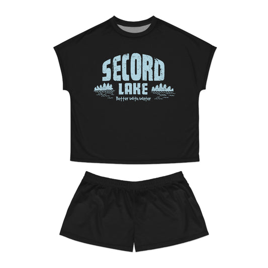 "Secord Lake, Better With Water" Pajama Set
