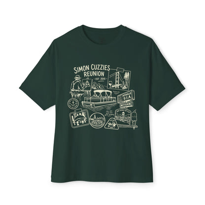 "Cuzzie Reunion" Unisex Oversized Boxy Tee