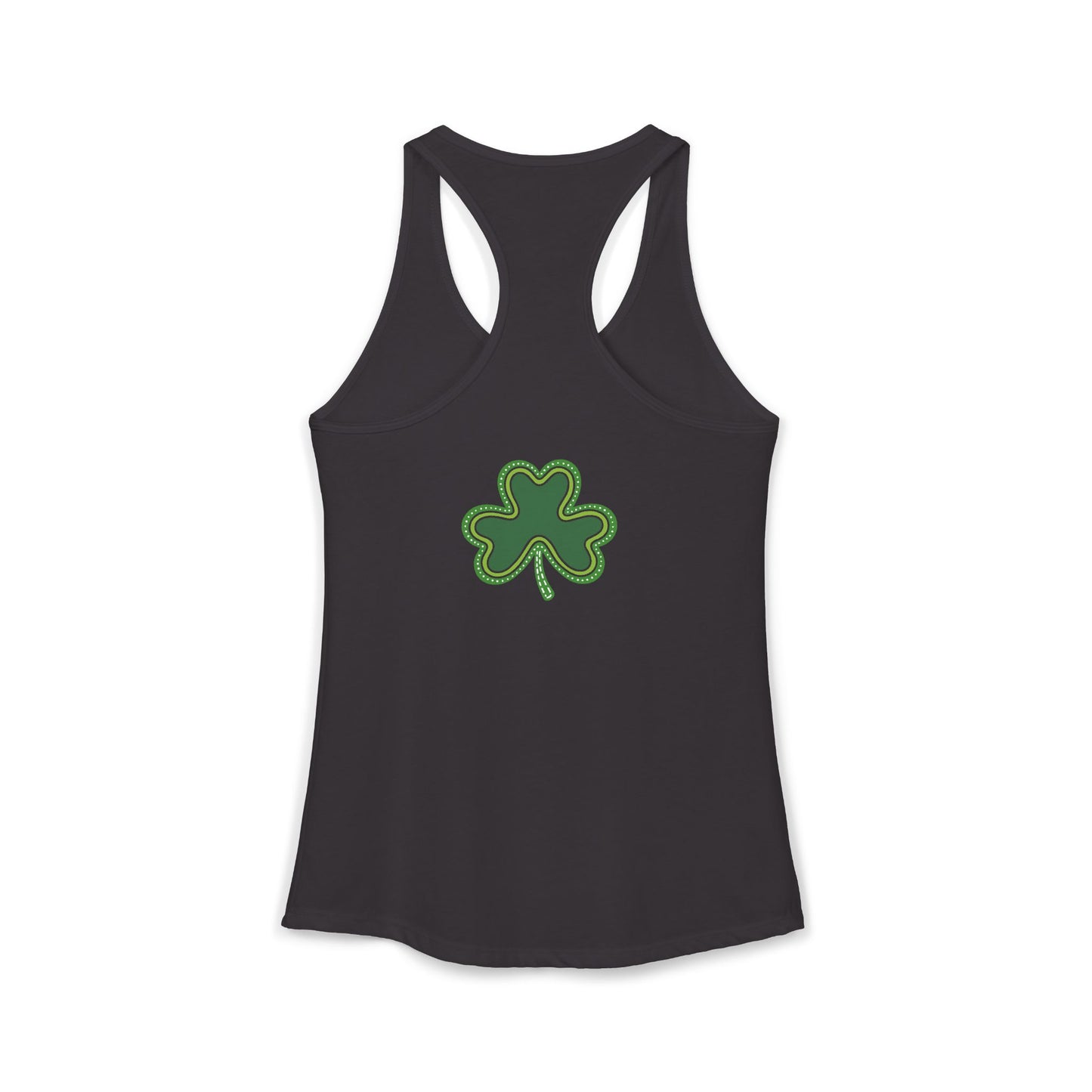 St. Patrick’s Day Tank | "Green Boho Rainbow" Racerback | Lucky Yoga Gear