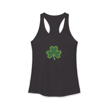 St. Patrick’s Day Tank | "Green Boho Rainbow" Racerback | Lucky Yoga Gear