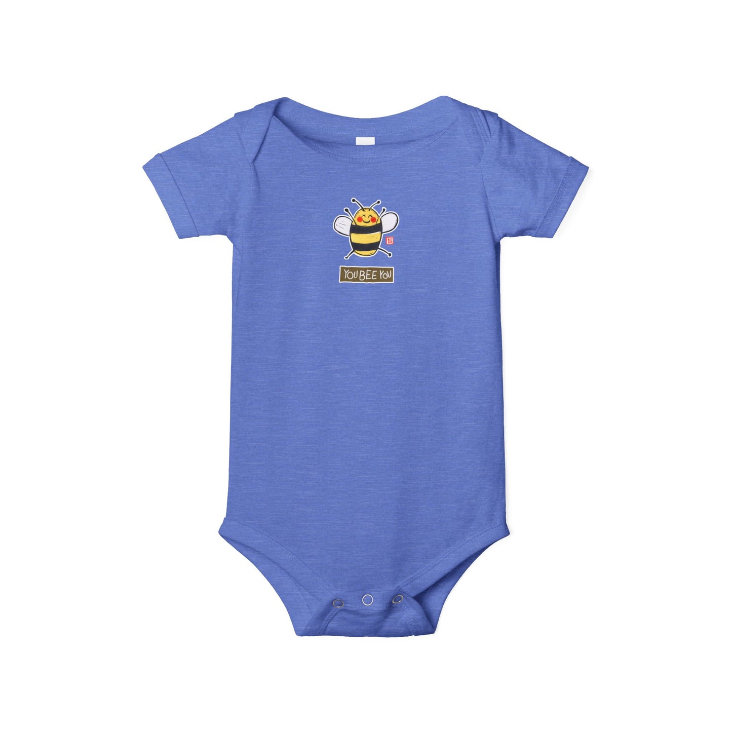 "You Bee You" Graphic Baby Onesie | Bella+Canvas Bodysuit | Self Acceptance Baby Gift