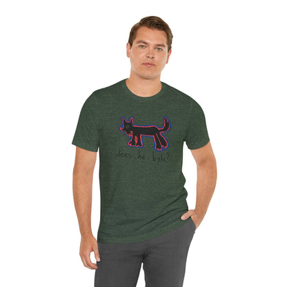 “Does He Byte?”  — Graphic Tee