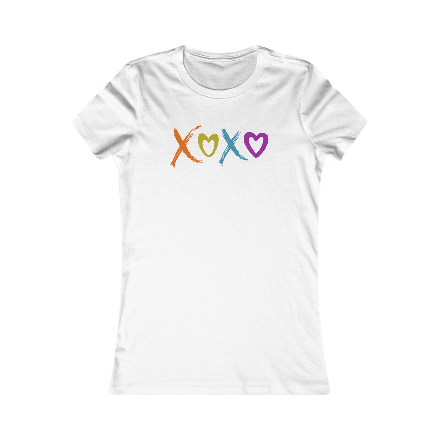 "XOXO" Bella+Canvas Heart Women's Tee