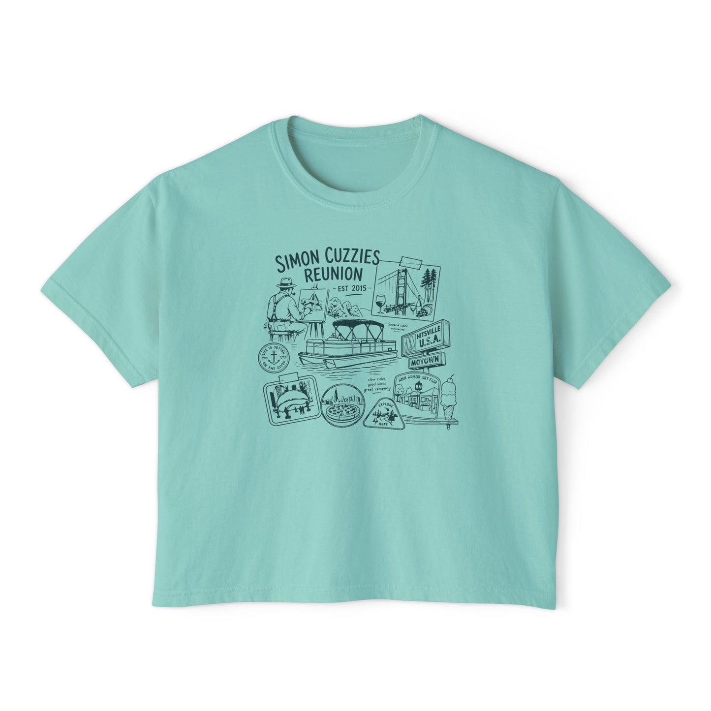 "Cuzzies Reunion" Boxy Tee