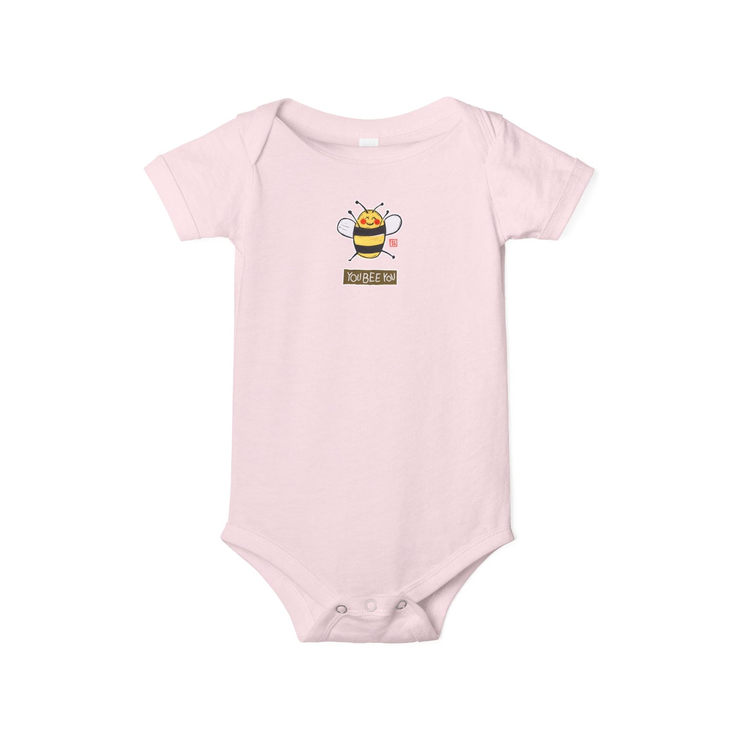 "You Bee You" Graphic Baby Onesie | Bella+Canvas Bodysuit | Self Acceptance Baby Gift