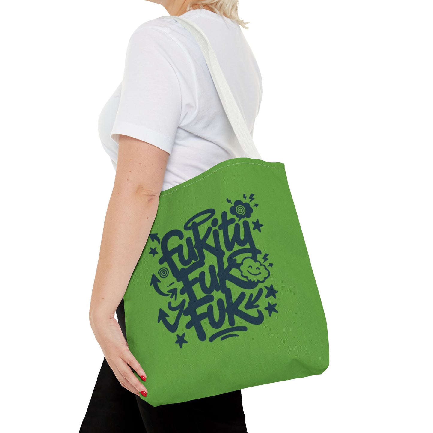 Tote Bag — Hand-Drawn Funky Lettering Graphic Tote