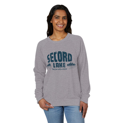 Secord Lake Better with Water — Crewneck Sweatshirt