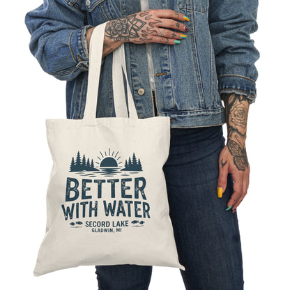 "Better With Water" Tote Bag