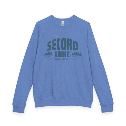 Secord Lake Better with Water — Crewneck Sweatshirt