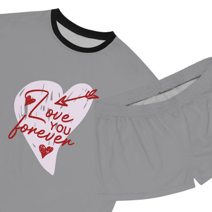 "Love You Forever" Women's Short Pajama Set