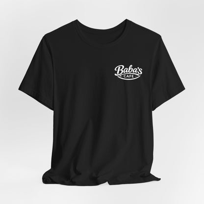Baba's Cafe Logo T-Shirt — Vintage Diner Coffee Tee
