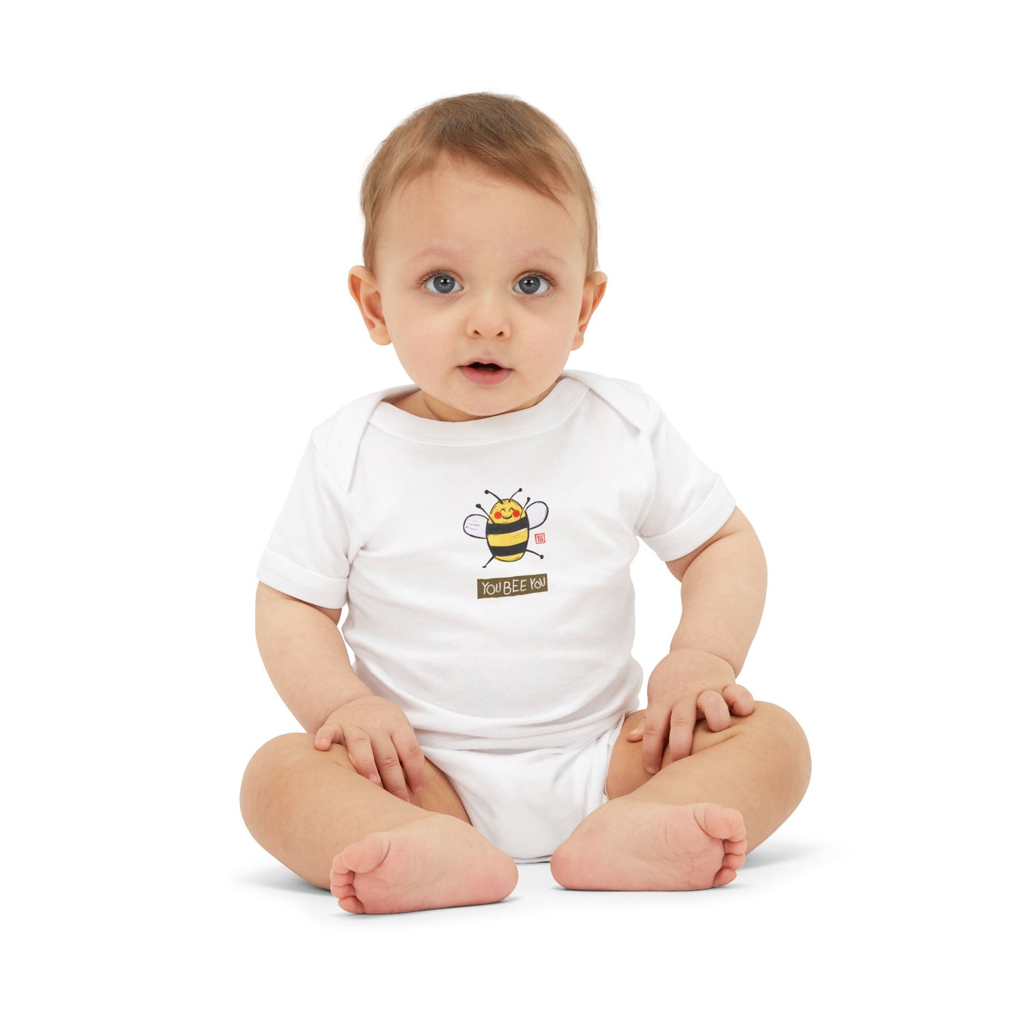 "You Bee You" Graphic Baby Onesie | Bella+Canvas Bodysuit | Self Acceptance Baby Gift