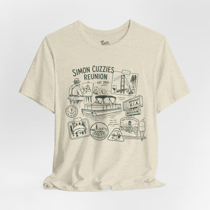 "Cuzzie Reunion" Unisex Jersey Short Sleeve Tee
