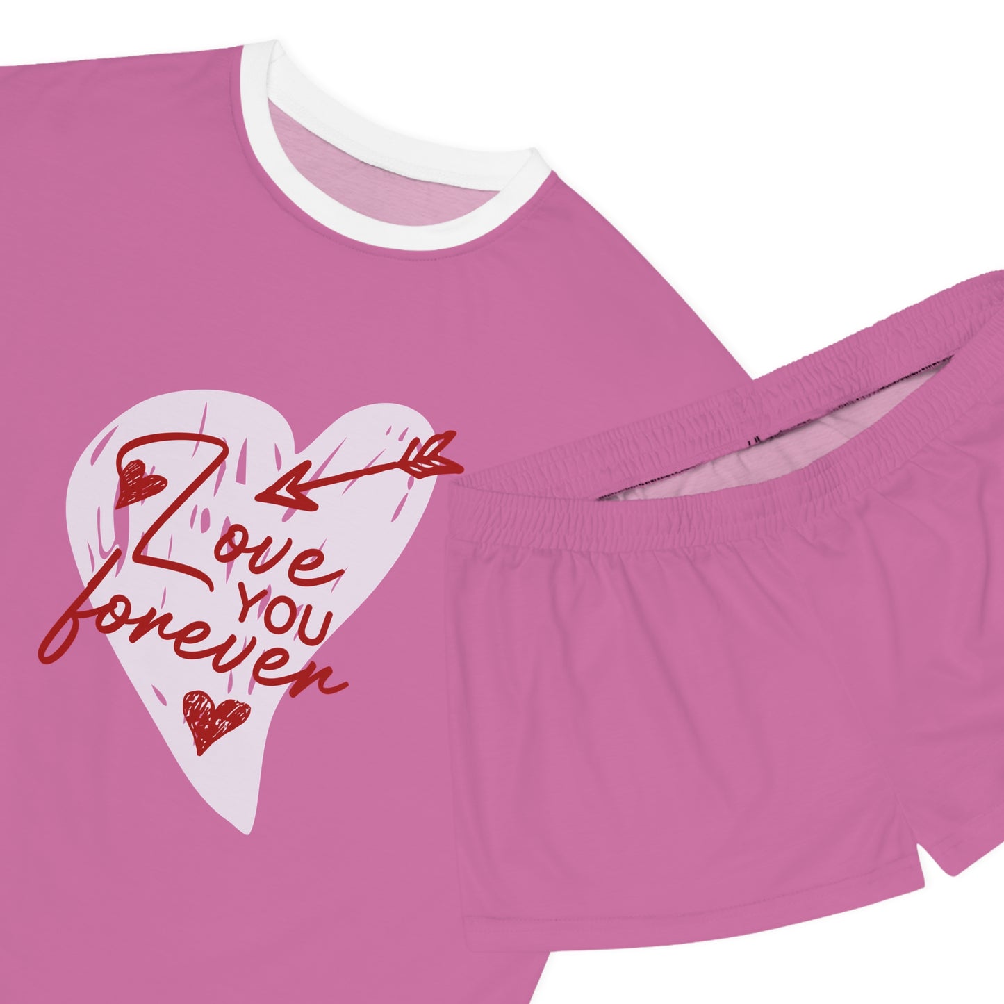 "Love You Forever" Women's Short Pajama Set