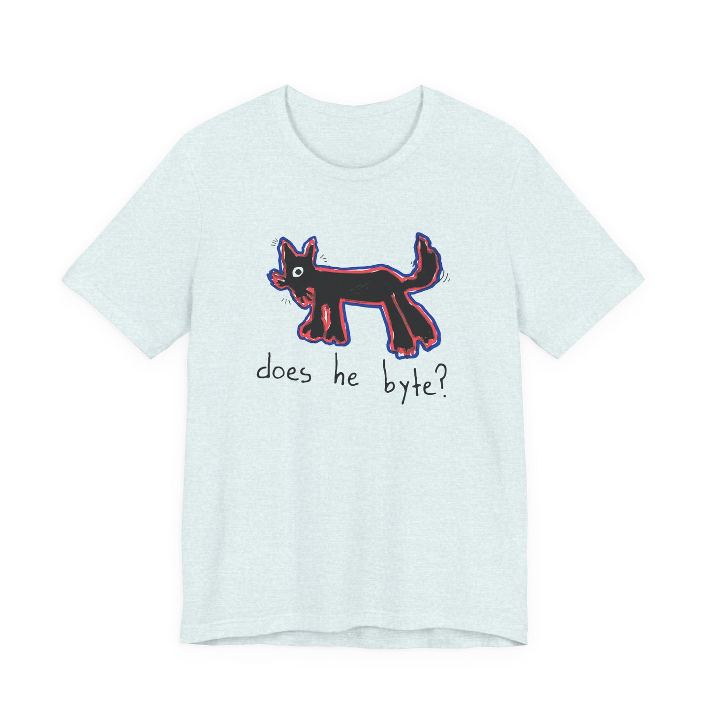 “Does He Byte?”  — Graphic Tee