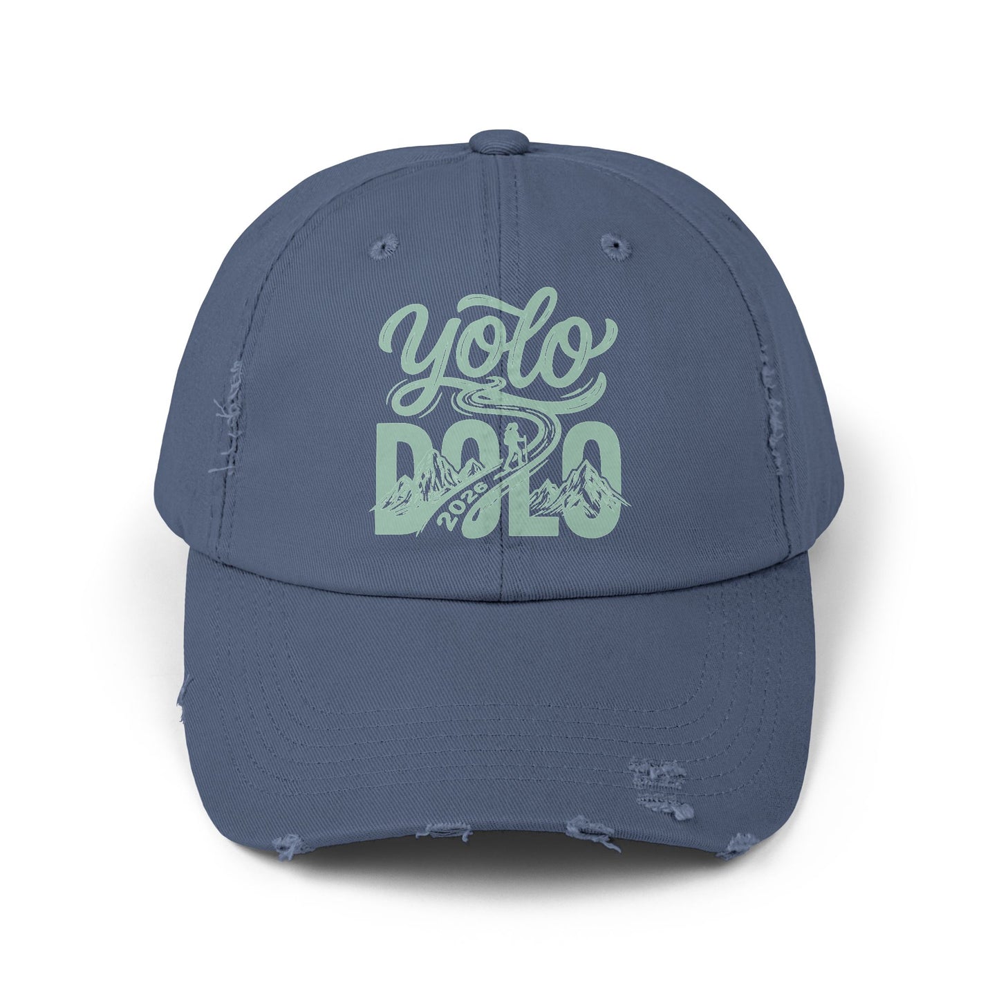 YOLO DOLO – Distressed Baseball Cap