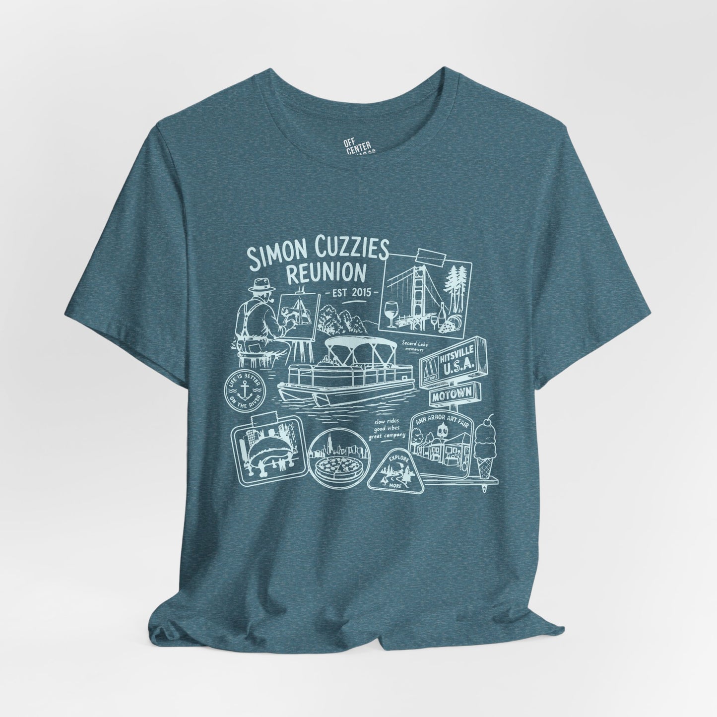"Cuzzie Reunion" Unisex Jersey Short Sleeve Tee