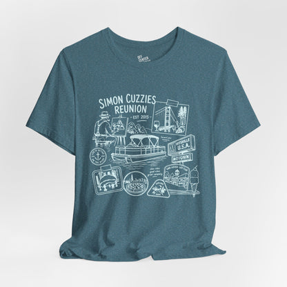 "Cuzzie Reunion" Unisex Jersey Short Sleeve Tee