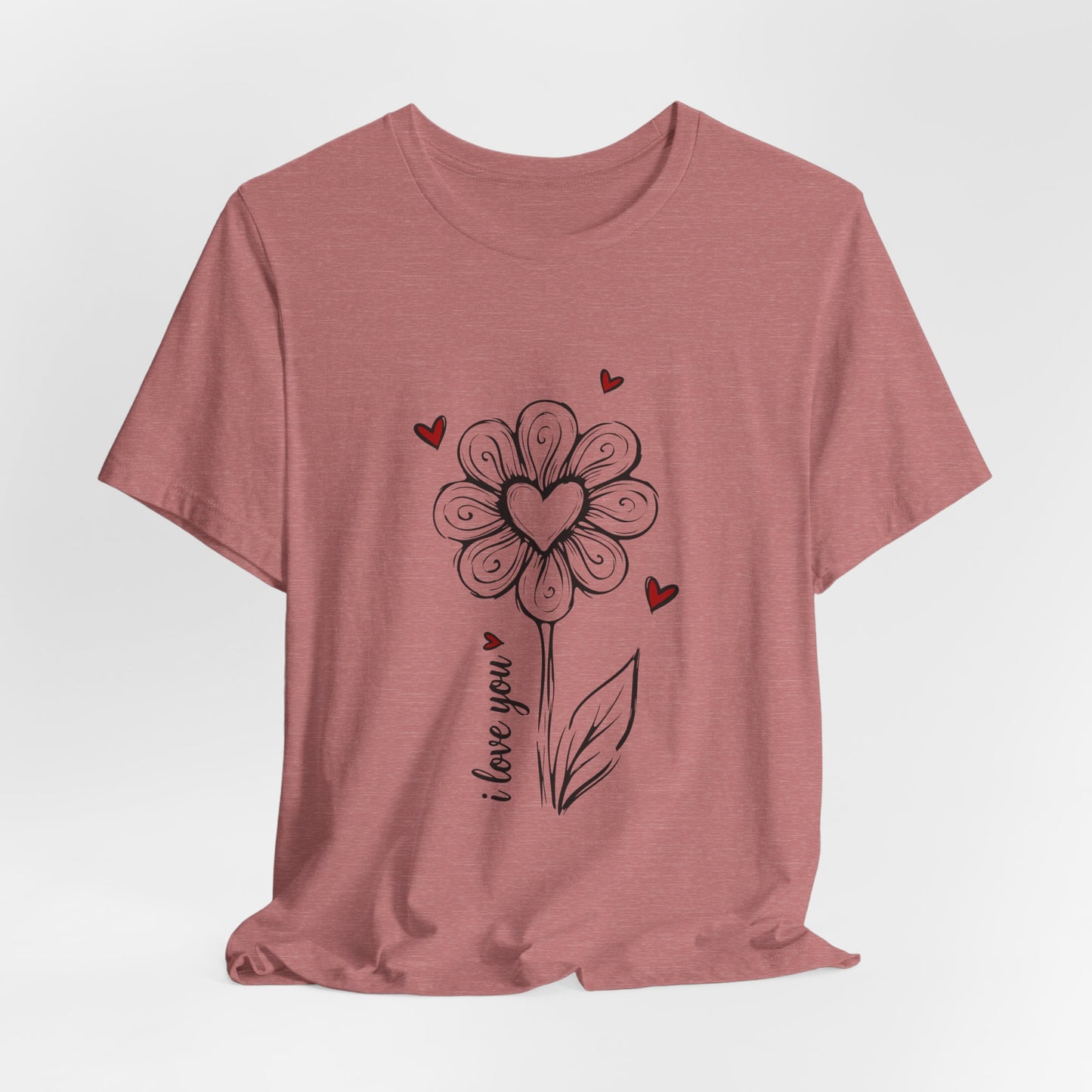 "I Love You" Flower Tee