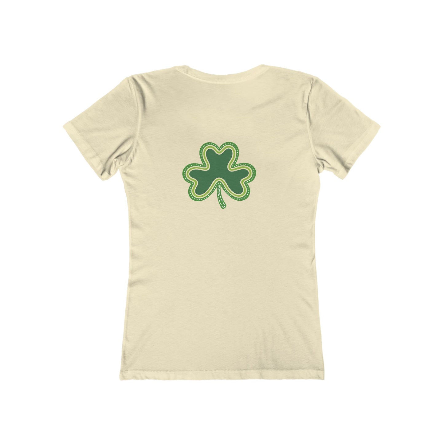 Lucky Woman's Shamrock T-Shirt | Green Rainbow & Clover Graphic | St. Patrick's Day Apparel