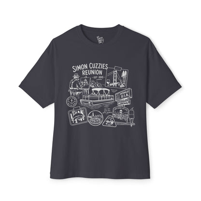 "Cuzzie Reunion" Unisex Oversized Boxy Tee