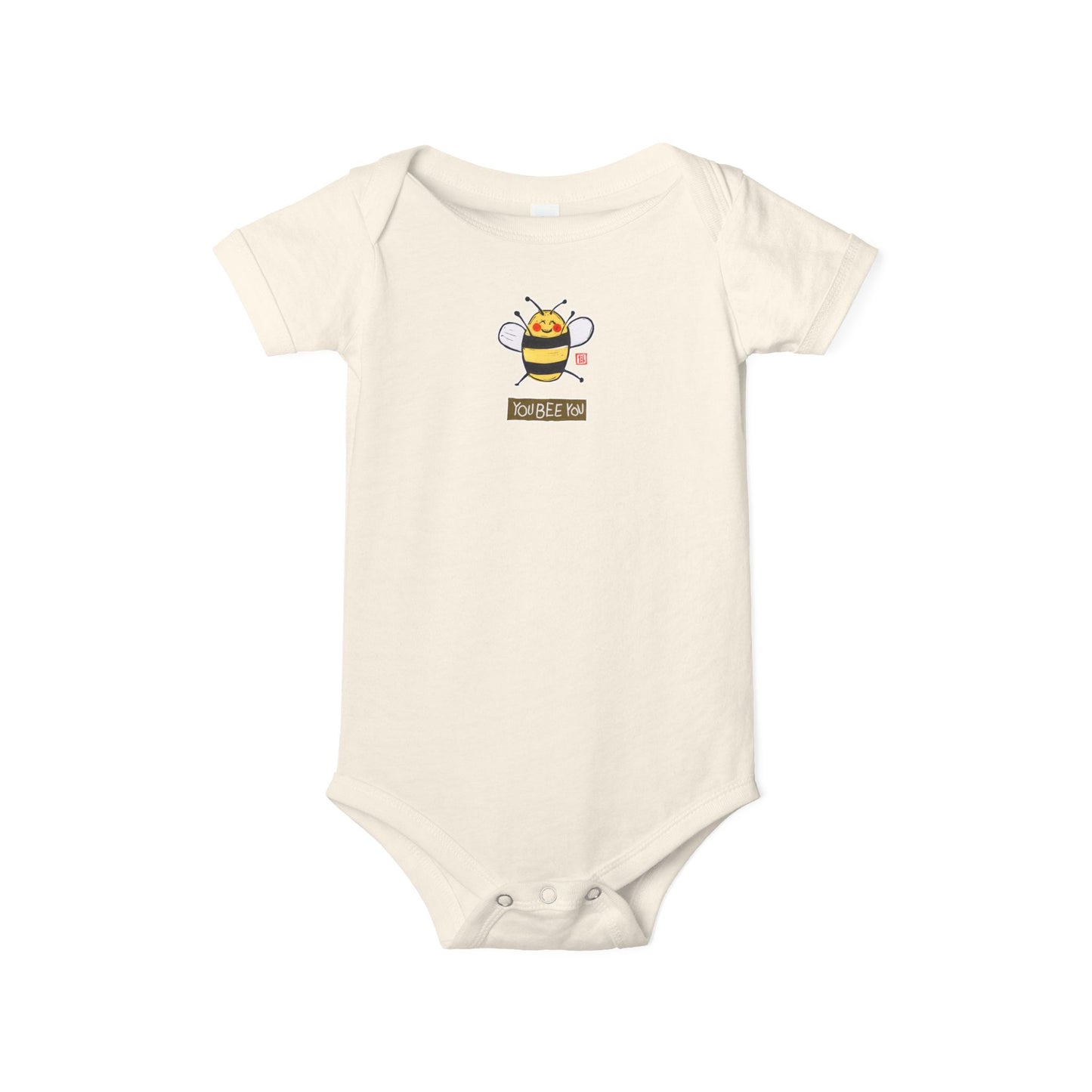 "You Bee You" Graphic Baby Onesie | Bella+Canvas Bodysuit | Self Acceptance Baby Gift
