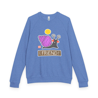 "Bruh" Frog Raglan Crewneck | Small Good Things Collection | Relatable Humor French Terry Sweatshirt