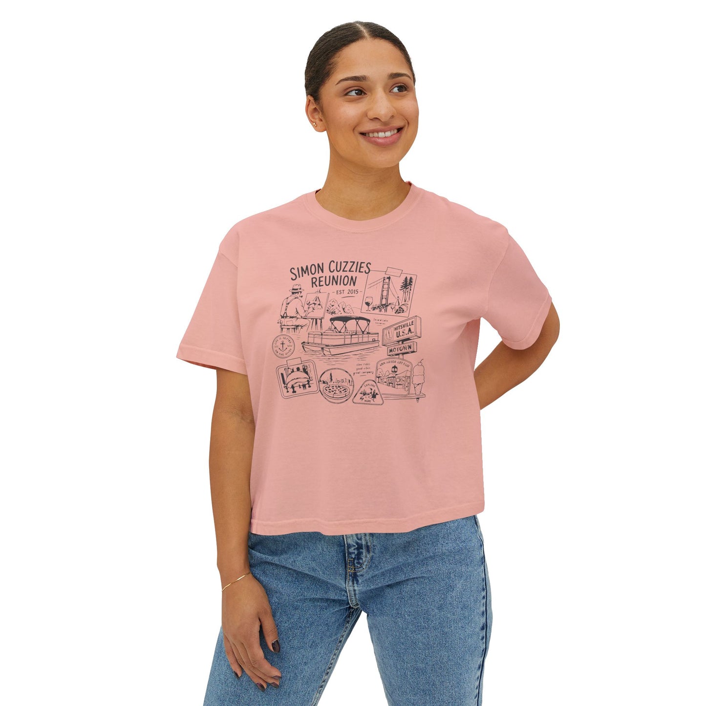 "Cuzzies Reunion" Boxy Tee