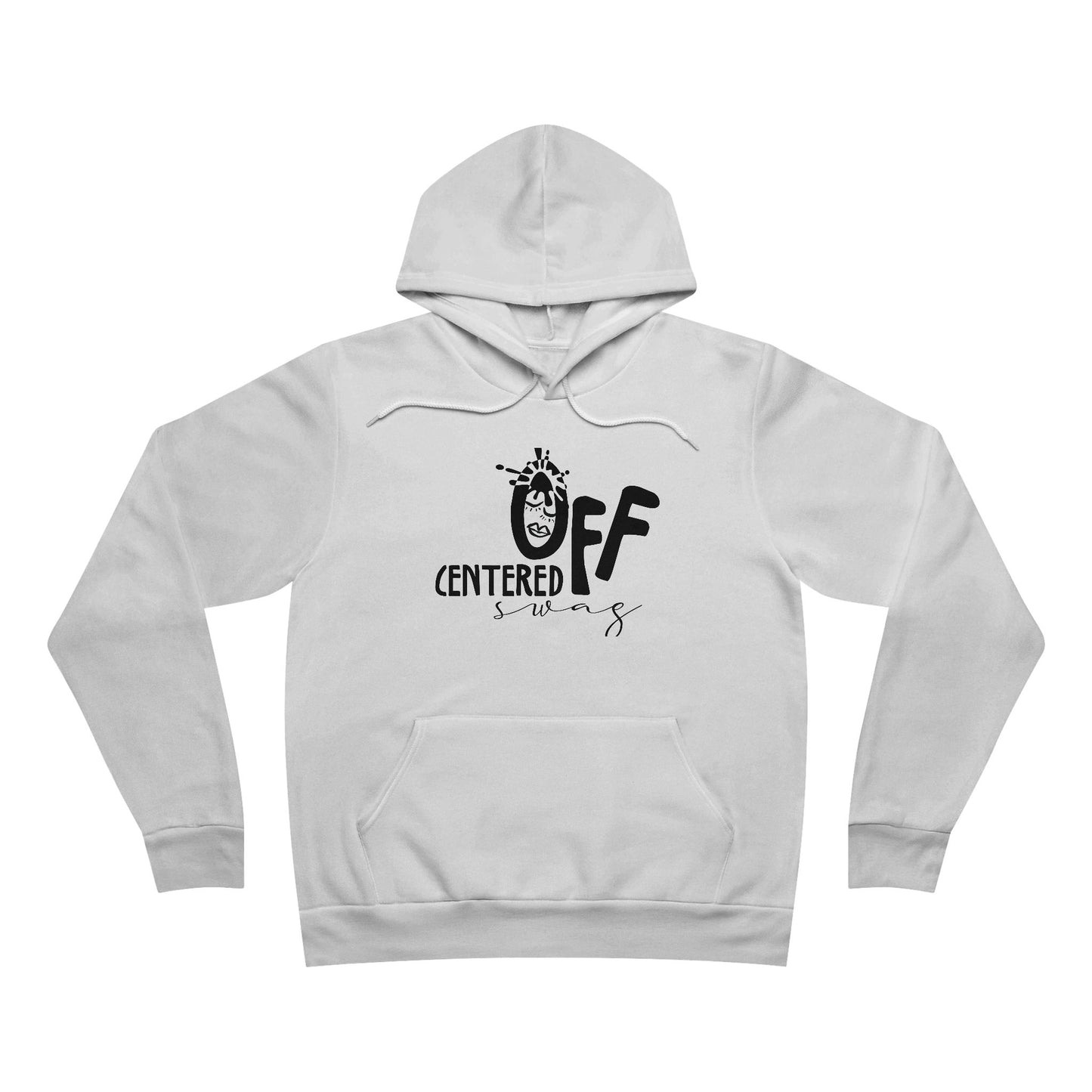 Centered Off logo hoodie | Pullover Hoodie, minimalist typography sweatshirt (py)