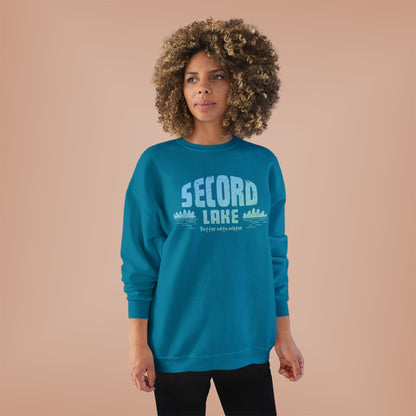 "Secord Lake, Better With Water" Crewneck Sweatshirt