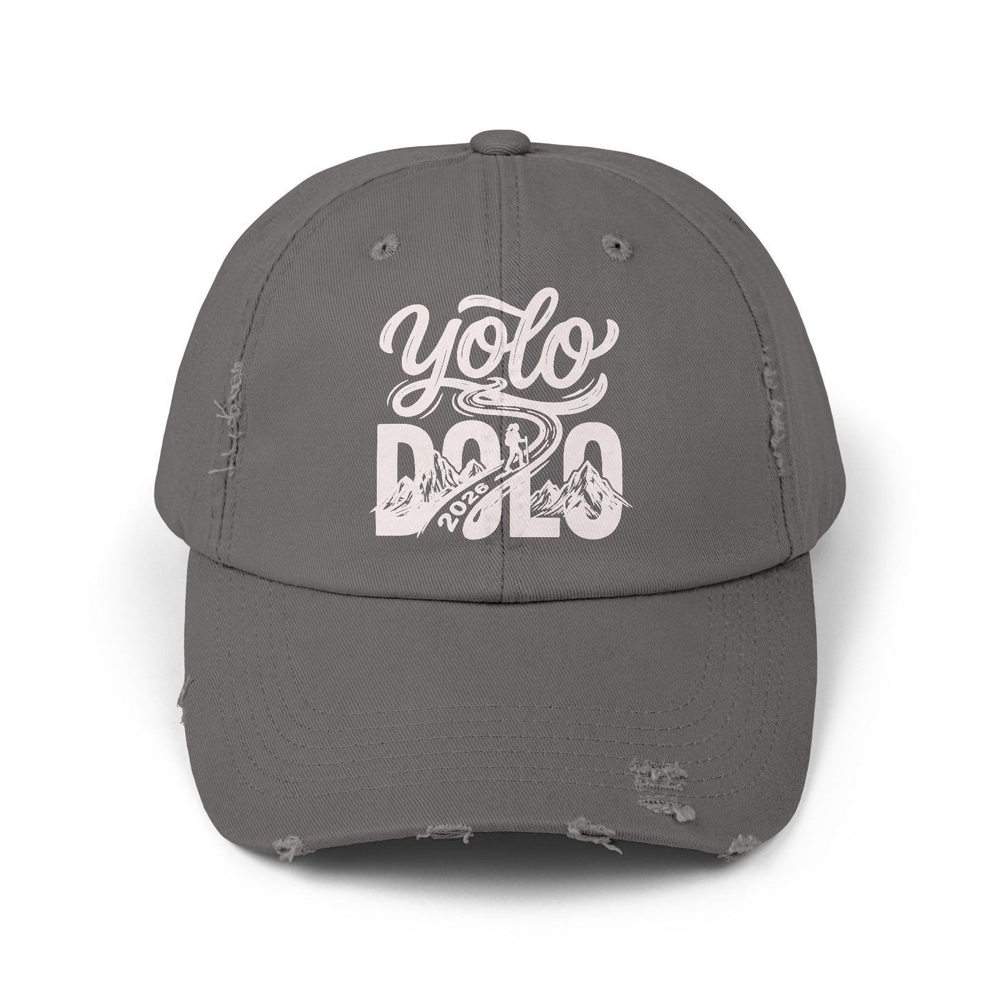 YOLO DOLO – Distressed Baseball Cap