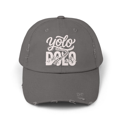 YOLO DOLO – Distressed Baseball Cap