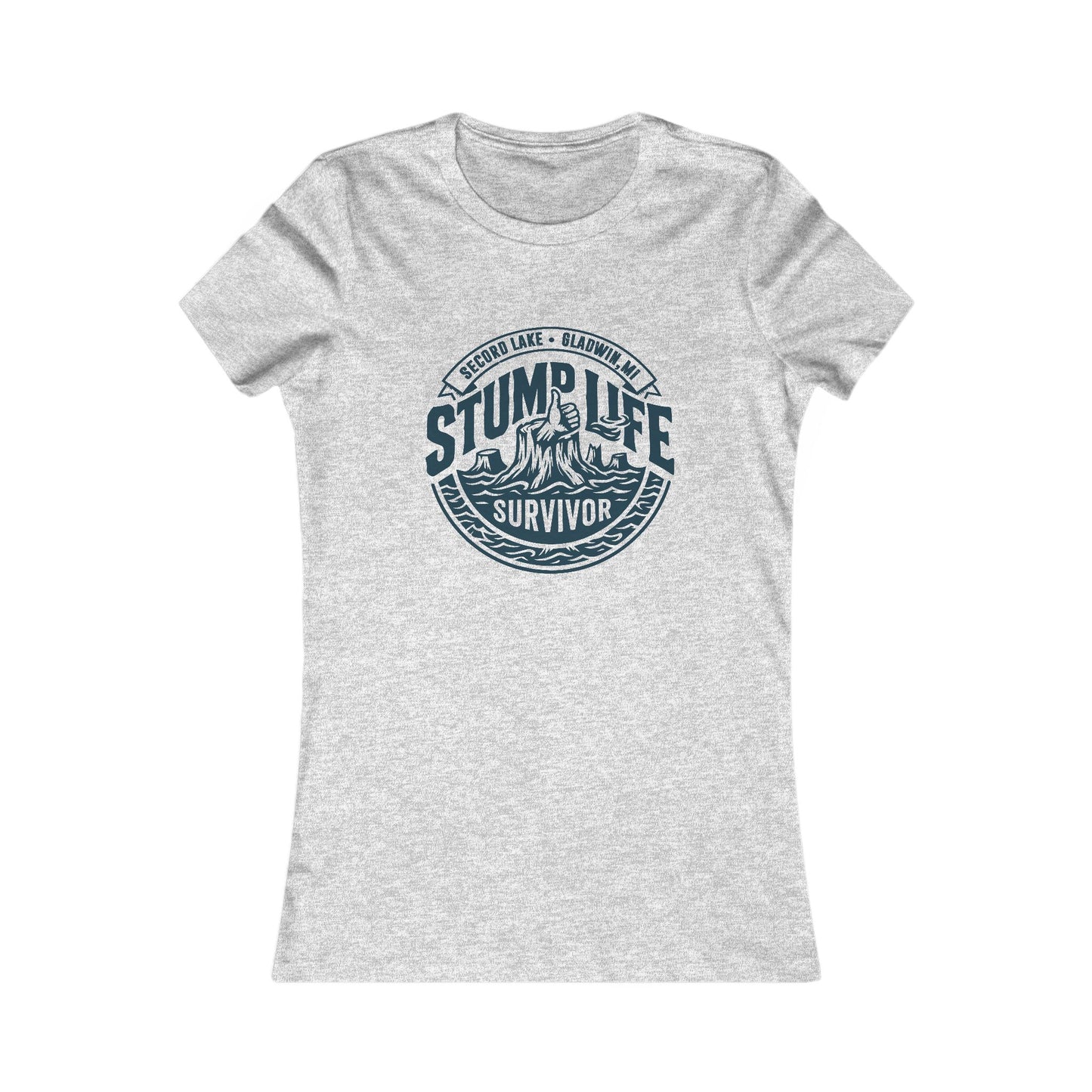 "Stump Life Survivor, Secord Lake"  – Women's Tee