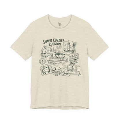"Cuzzie Reunion" Unisex Jersey Short Sleeve Tee