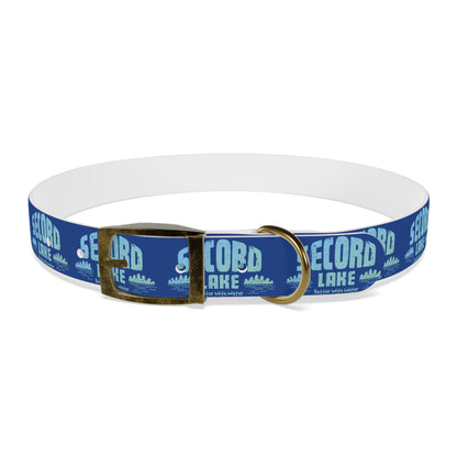 "Secord Lake, Better With Water" Dog Collar