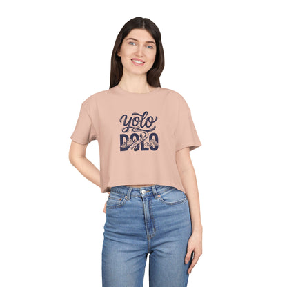 "YOLO DOLO" Women's Crop Tee